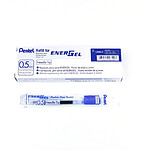 PENTEL Recharge LRN5 pour Roller encre gel ENERGEL Pointe 0,5 mm Bleu x 12