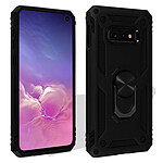 Avizar Coque Galaxy S10e Bi matière Rigide et Souple Bague Support Vidéo noir