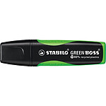 STABILO Surligneur GREEN BOSS Pointe Biseautée 2-5 mm Vert x 10