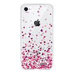 Evetane Coque iPhone 7/8/ iPhone SE 2020 360 intégrale transparente Motif Confettis De Coeur Tendance