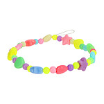 Avizar Bijou de Téléphone Bracelet à Cœur et Étoiles multicolore Collection Summer