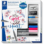 STAEDTLER Kit d'écriture Brush Lettering, 9 pièces