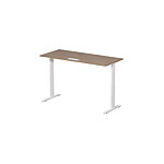 MTinternational Bureau électrique blanc noyer (180x80cm) (MT7TE18080-ND)