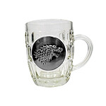 Game Of Thrones - Chope Le Trône de fer avec Logo Metallic Stark