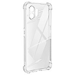 Avizar Coque pour Nothing Phone 2 Silicone Coins Bumper Antichocs Transparent