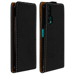 Avizar Étui Honor 20 Pro Housse Clapet Vertical Protection Porte-carte Noir