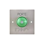 AIPHONE - Bouton poussoir de sortie NO/NF avec LED buzzer