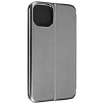 Avizar Housse pour iPhone 14 Clapet Porte-carte Support Vidéo Design élégant  Gris