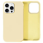 Avizar Coque pour iPhone 16 Pro Max Semi-rigide Soft-touch Anti-traces Jaune