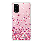 Evetane Coque Samsung Galaxy S20 anti-choc souple angles renforcés transparente Motif Confettis De Coeur