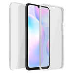 Avizar Coque Xiaomi Redmi 9A Protection Arrière Rigide + Avant Souple Transparent