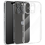 Avizar Coque pour iPhone 16 Pro Bloc Caméra Protégé Anti-humidité Transparent