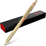 ROTRING Stylo à bille rétractable 600, or métallisé