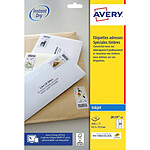 AVERY Pochette 240 étiquettes autocollantes ''Montimbrenligne'' imprimables 63,5 x 33,9 mm