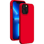 BigBen Connected Coque pour iPhone 13 Pro Max Rigide et Élégante en Silicone Soft Touch Rouge