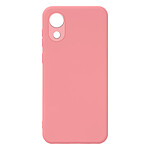 Avizar Coque pour Samsung Galaxy A03 Core Silicone Semi-rigide Finition Soft-touch Fine rose