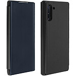 Avizar Etui folio Noir Design Miroir pour Samsung Galaxy Note 10