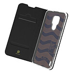 Dux Ducis Housse pour Motorola Moto E7 Étui Porte-carte Fonction Support Vidéo  Noir