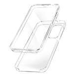 Avizar Coque Intégrale pour Galaxy A25 5G Arrière Rigide et Avant Souple Transparent