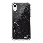 Evetane Coque iPhone Xr anti-choc souple angles renforcés transparente Motif Marbre noir