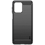 Avizar Coque pour Motorola Moto G54 Effet Carbone Silicone Flexible Antichoc  Noir