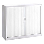 VINCO Armoire Monoclass120 H.100x L.120xP.43 cm 2 Tablettes Blanc