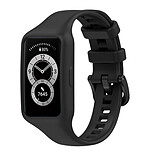 Avizar Bracelet pour Huawei Band 7 / 6 Pro / 6 / Honor Band 6 Silicone Souple  Noir