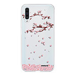 Evetane Coque Samsung Galaxy A50 360 intégrale transparente Motif Chute De Fleurs Tendance