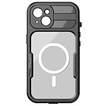 Redpepper Coque Intégrale pour iPhone 14 Plus Waterproof IP68  Contour Noir