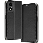 Avizar Étui pour Motorola Moto E14 Clapet Porte-carte et Support Vidéo Noir