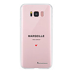 LaCoqueFrançaise Coque Samsung Galaxy S8 360 intégrale transparente Motif Marseille mon amour Tendance