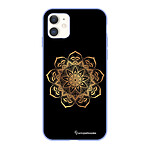 LaCoqueFrançaise Coque iPhone 11 Silicone Liquide Douce lilas Mandala Or