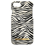 iDeal of Sweden Coque pour Apple iPhone SE 2022, 2020 et 8, 7, 6S, 6 Magnétique Zafari Zebra  blanc