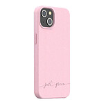 JUST GREEN Coque pour Apple iPhone 13 Natura Baby Souple et Antichoc Rose