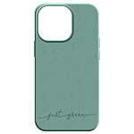 Just Green Coque pour iPhone 14 Pro Recyclable Biodégradable  vert foncé