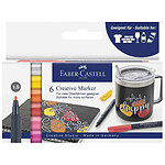 FABER-CASTELL Creative Marker, étui de 6 'Summer breeze'