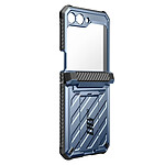 Supcase Coque pour Samsung Galaxy Z Flip 5 Antichoc Multicouche Clip ceinture Unicorn Beetle Pro  Bleu