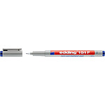 EDDING Stylo Feutre Non Permanent 151F Bleu Pointe Fine 0,6 mm x 10