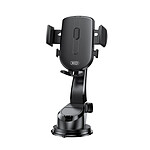 XO Support Voiture pour Smartphone Tableau de Bord Pare-Brise Rotatif à 360°  Noir