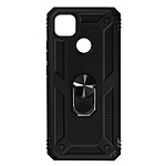 Avizar Coque pour Xiaomi Redmi 10A et 9C Antichoc Bi-matière Bague Support Vidéo  noir