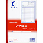 ELVE Manifold autocopiant LIVRAISONS 297X210 50 Feuillets Dupli