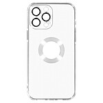 Avizar Coque iPhone 13 Pro Silicone Bloc Caméra Couvert Transparent