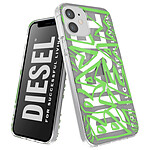 Diesel Coque pour iPhone 12 Mini Anti-chutes 1.5m Motif Street Art Transparent