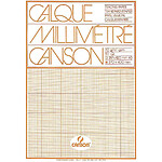 CANSON Pack 50 feuilles Calque Millimétré 650x500 mm 100 g