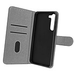 Avizar Housse pour Samsung Galaxy S23 Plus Clapet Portefeuille Fonction Support Vidéo  gris