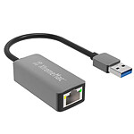 XtremeMac - Adaptateur Xtrememac USB-A vers RJ45 F - Gris sidéral