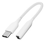 Samsung Adaptateur Audio USB-C vers Jack 3.5mm Son de Qualité Compact  Blanc