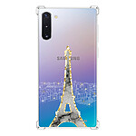 LaCoqueFrançaise Coque Samsung Galaxy Note 10 anti-choc souple angles renforcés transparente Motif Illumination de paris