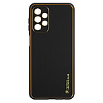 Avizar Coque pour Samsung A23 5G Simili Cuir et Polycarbonate Rigide Noir