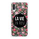 Evetane Coque Samsung Galaxy A50 360 intégrale transparente Motif La Vie en Rose Tendance